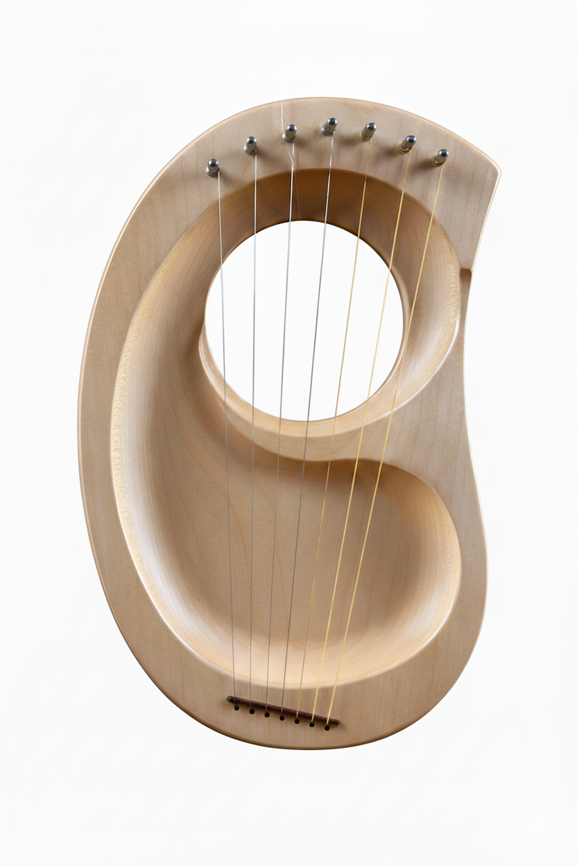 LBP 'my little lyre' 7 strings Pentatonic- d1 -e2 - Image 3