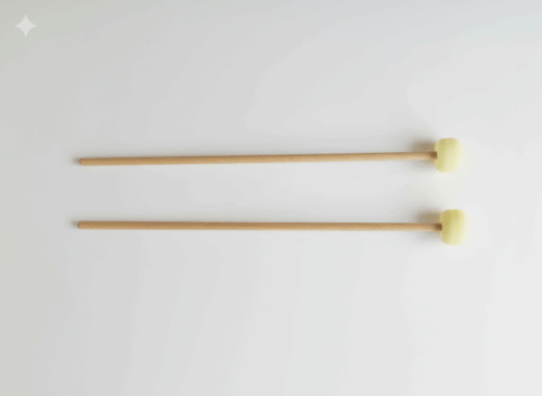 MARIMBA MALLET 35x350mm 8mm shaft